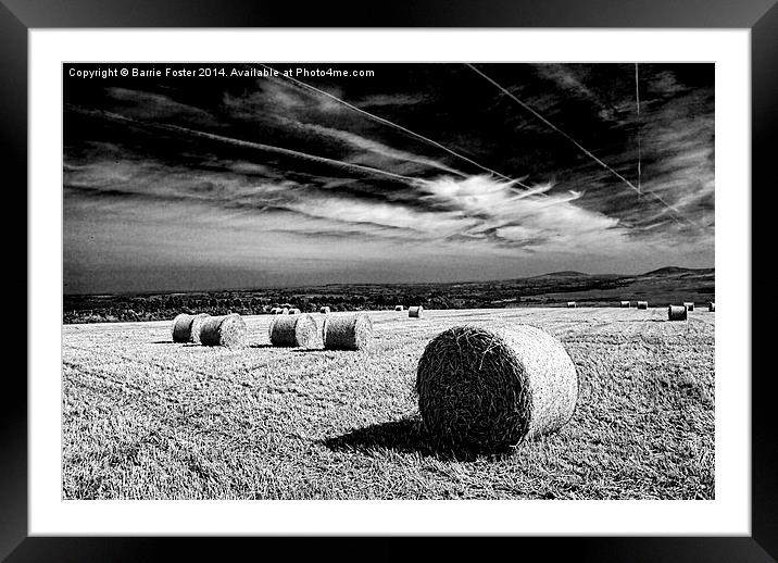  Preseli Backdrop #1 Framed Mounted Print by Barrie Foster