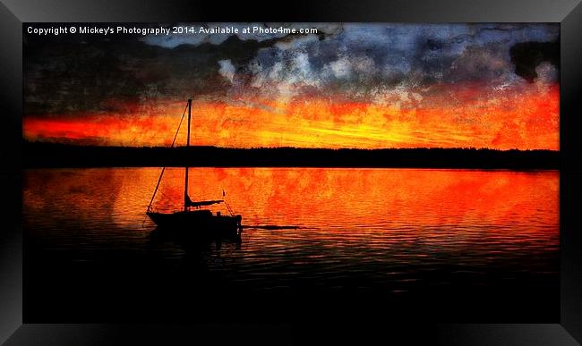 Campbell River Marina Sunrise Framed Print by rawshutterbug 