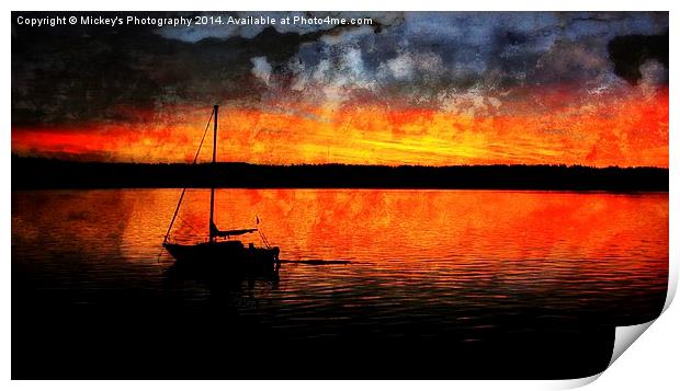 Campbell River Marina Sunrise Print by rawshutterbug 