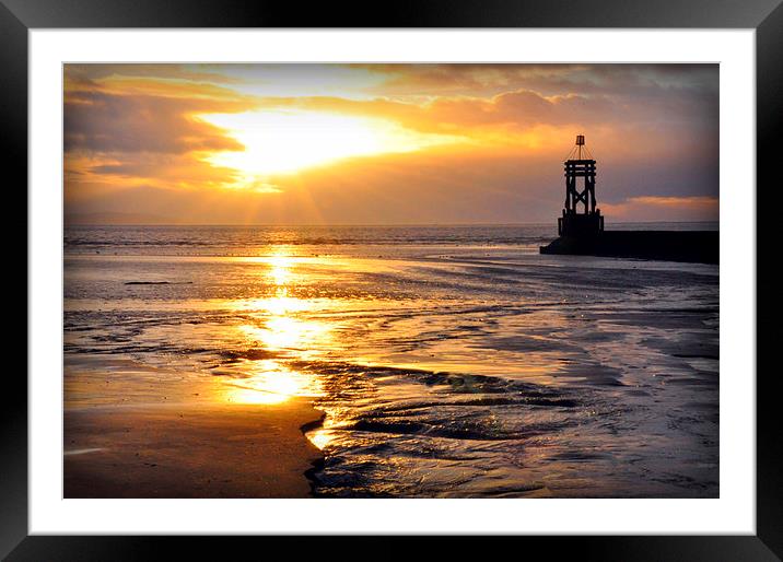  the rays Framed Mounted Print by sue davies