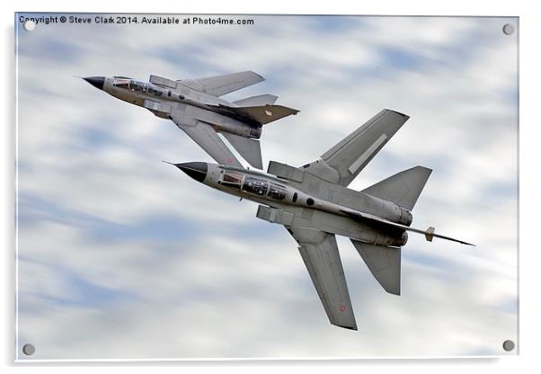  A-200 Tornados Acrylic by Steve H Clark