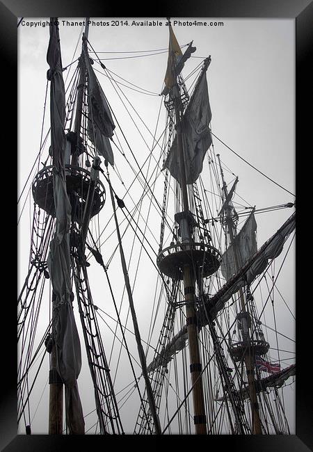  ships rigging Framed Print by Thanet Photos