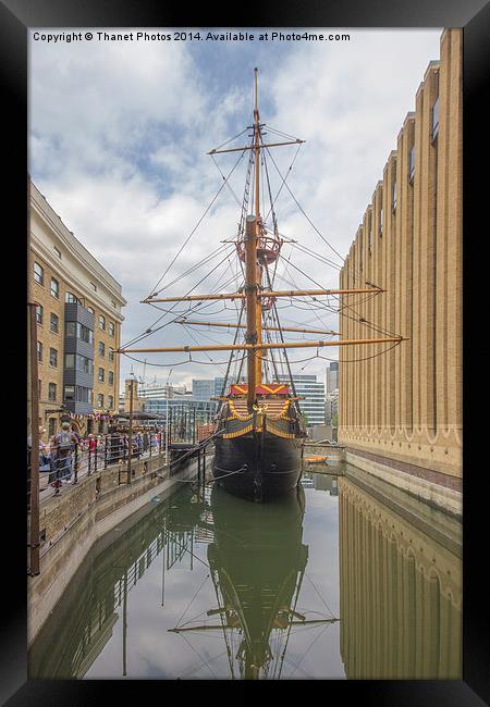  Golden Hinde II Framed Print by Thanet Photos