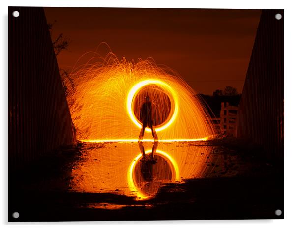 Ring of fire Acrylic by CHRIS ANDERSON
