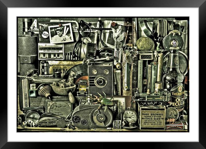  Old Boys Toys Framed Mounted Print by Mal Bray