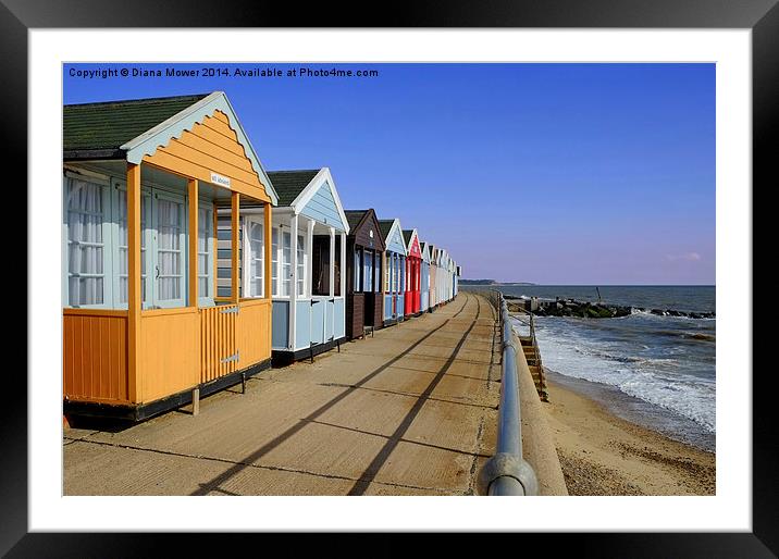  Southwold Early Morning Framed Mounted Print by Diana Mower