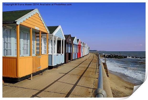  Southwold Early Morning Print by Diana Mower