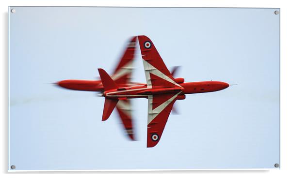  The Red Arrows Acrylic by Philip Catleugh
