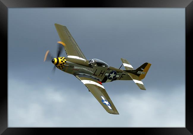  The P51D Mustang Framed Print by Philip Catleugh