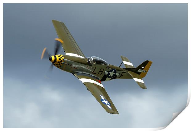  The P51D Mustang Print by Philip Catleugh