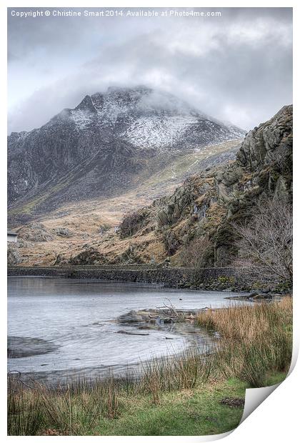 Clouds over Tryfan Print by Christine Smart