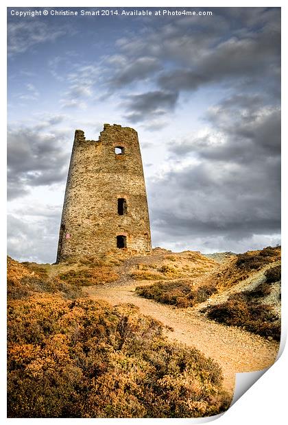  Parys Mountain, Anglesey Print by Christine Smart