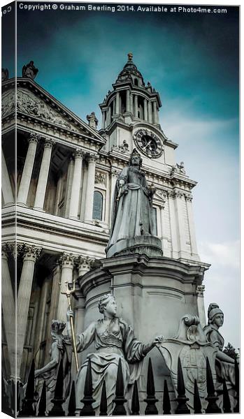  St Pauls Canvas Print by Graham Beerling