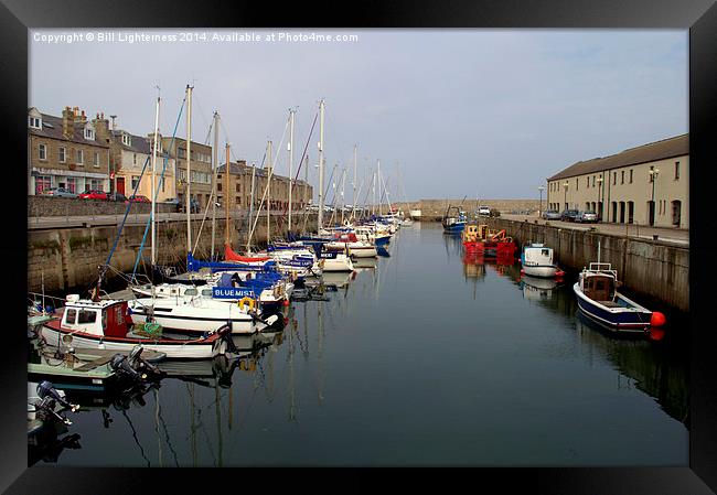  Lossiemouth East Harbour Framed Print by Bill Lighterness