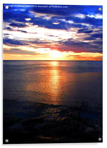  Gisborne sunrise NZ Acrylic by Mandy Rice