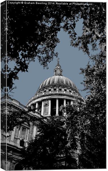  St Paul's Cathedral Canvas Print by Graham Beerling