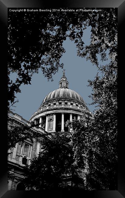  St Paul's Cathedral Framed Print by Graham Beerling