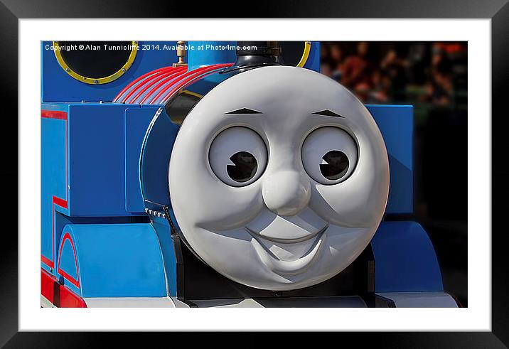 The Magical Thomas Train Ride Framed Mounted Print by Alan Tunnicliffe