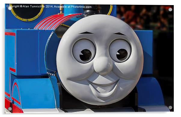 The Magical Thomas Train Ride Acrylic by Alan Tunnicliffe
