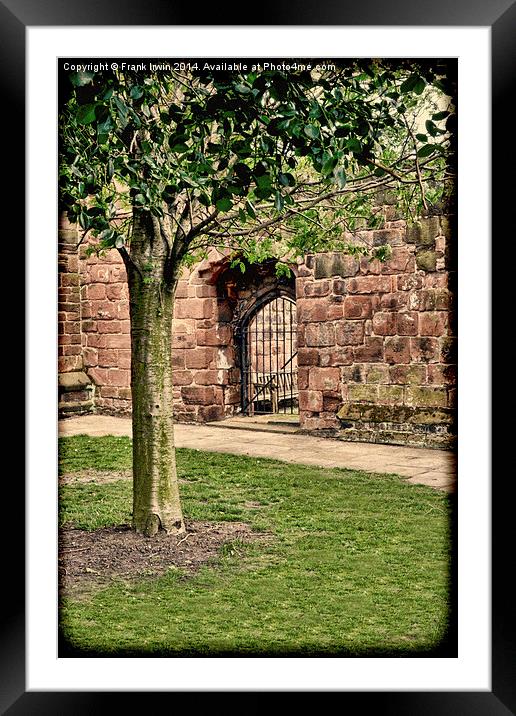  One of Birkenhead Priory’s (St. Mary’s Church) ol Framed Mounted Print by Frank Irwin