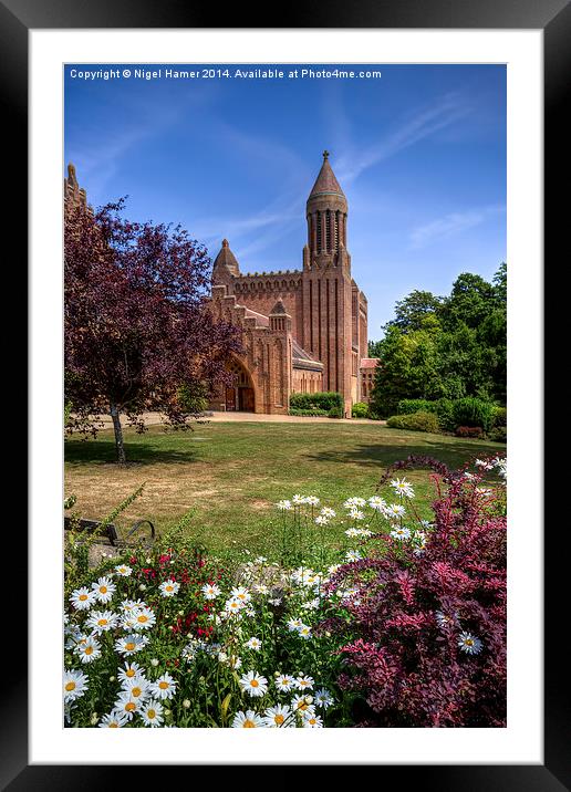 Quarr Abbey Framed Mounted Print by Wight Landscapes
