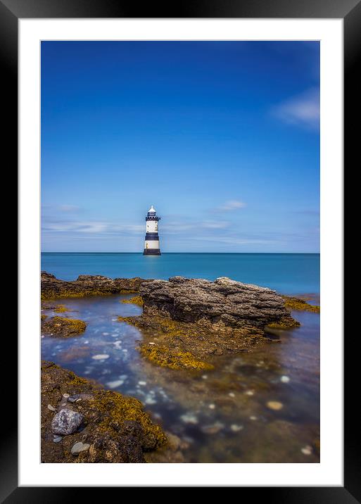 Penmon Lighthouse  Framed Mounted Print by Ian Mitchell