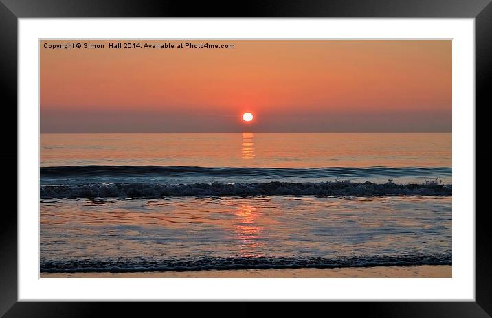  Cumbria Sunset Framed Mounted Print by Simon Hall