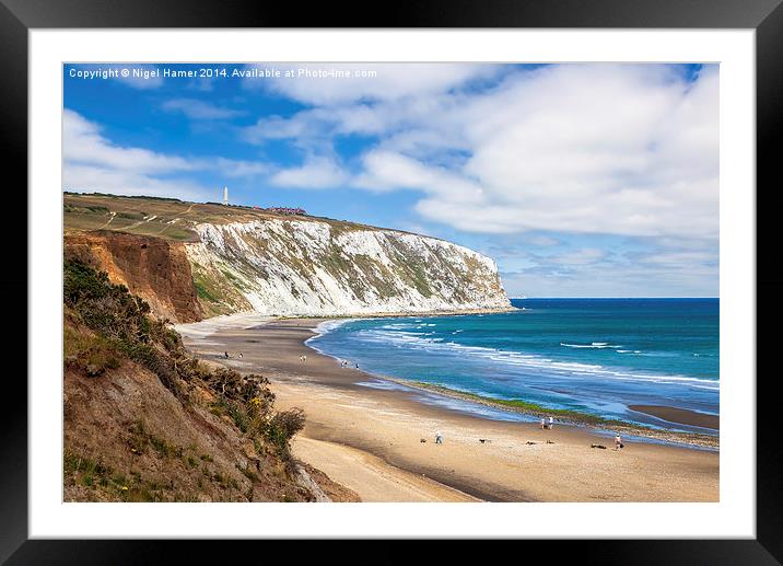 Culver Cliffs #2 Framed Mounted Print by Wight Landscapes