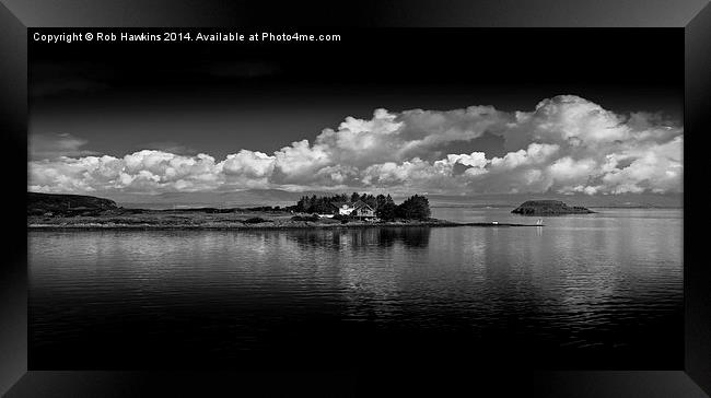  Island Vista  Framed Print by Rob Hawkins