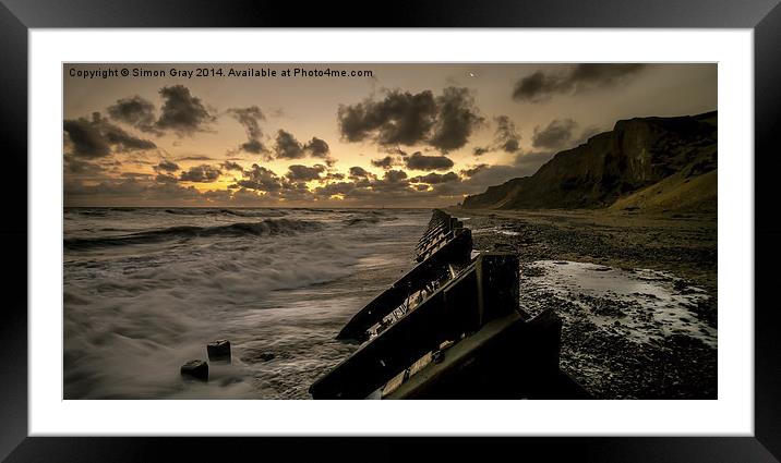  Early Dawn Framed Mounted Print by Simon Gray