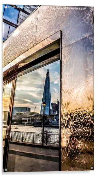  Shard Reflection Acrylic by Graham Beerling