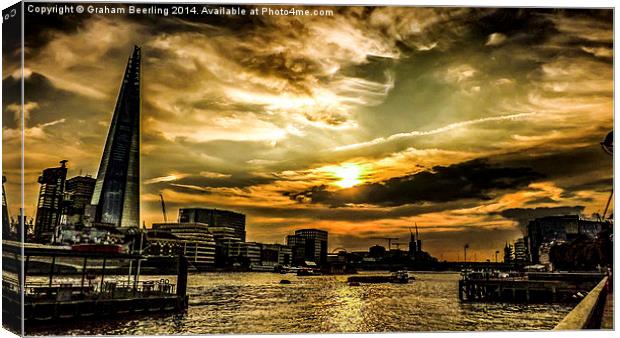  Shard Moods Canvas Print by Graham Beerling