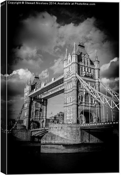  Tower Bridge London Canvas Print by Stewart Nicolaou
