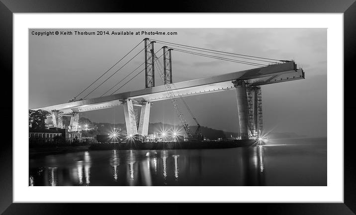 The New Bridge Framed Mounted Print by Keith Thorburn EFIAP/b