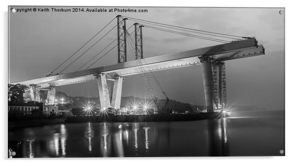 The New Bridge Acrylic by Keith Thorburn EFIAP/b