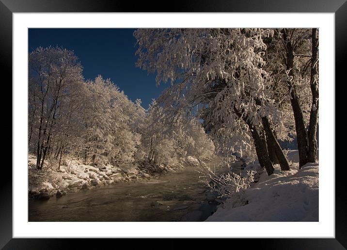 Cold morning Framed Mounted Print by Thomas Schaeffer