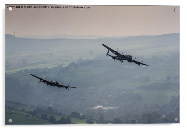  Lancasters over Ladybower Acrylic by K7 Photography