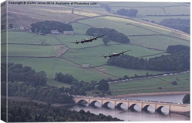 Lancasters in the Valley once Again Canvas Print by K7 Photography