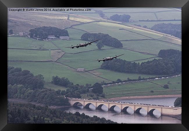 Lancasters in the Valley once Again Framed Print by K7 Photography