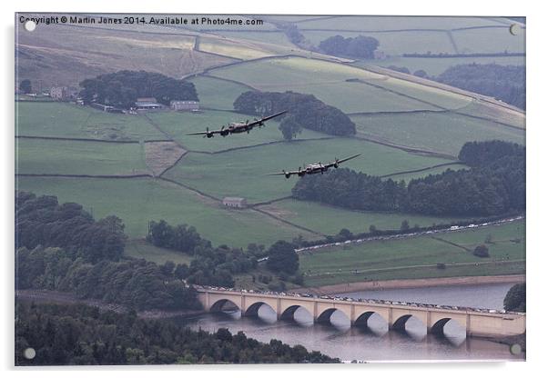 Lancasters in the Valley once Again Acrylic by K7 Photography
