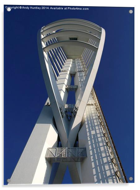  Spinnaker Tower Acrylic by Andy Huntley
