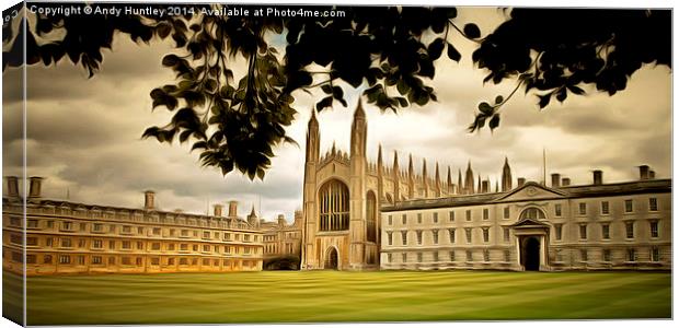  King's College Chapel Cambridge Canvas Print by Andy Huntley