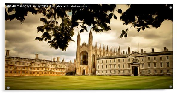  King's College Chapel Cambridge Acrylic by Andy Huntley