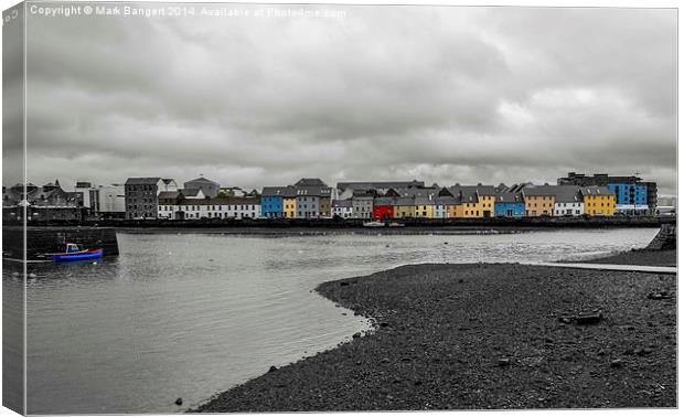  View of Galway Harbour, Ireland Canvas Print by Mark Bangert