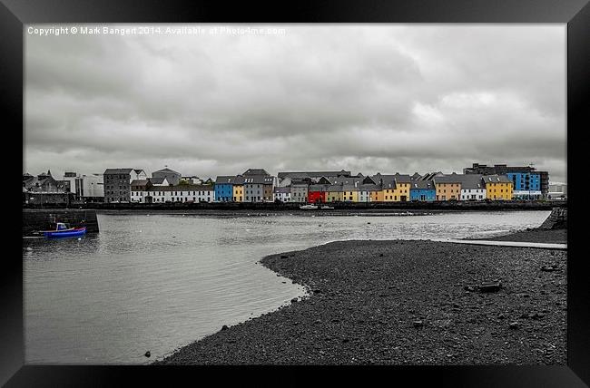  View of Galway Harbour, Ireland Framed Print by Mark Bangert