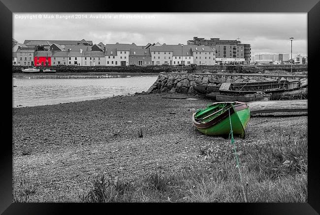 View of Galway Harbour, Ireland Framed Print by Mark Bangert