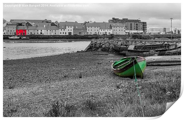 View of Galway Harbour, Ireland Print by Mark Bangert