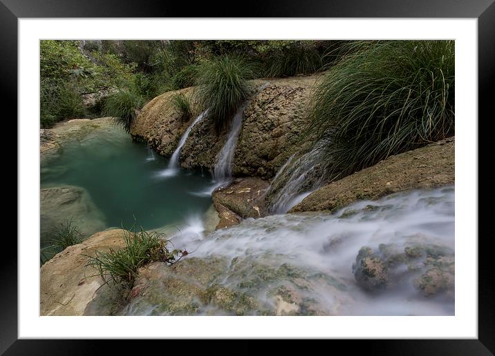  Polilmnio Waterfalls Framed Mounted Print by James Grant