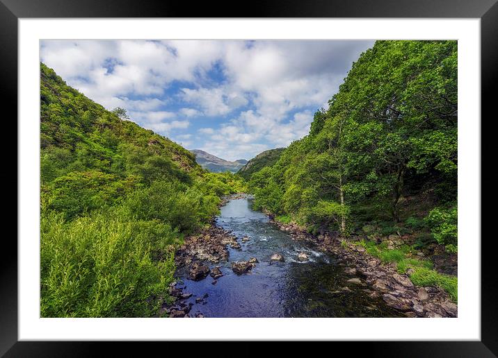 Valley of Tranquilty  Framed Mounted Print by Ian Mitchell