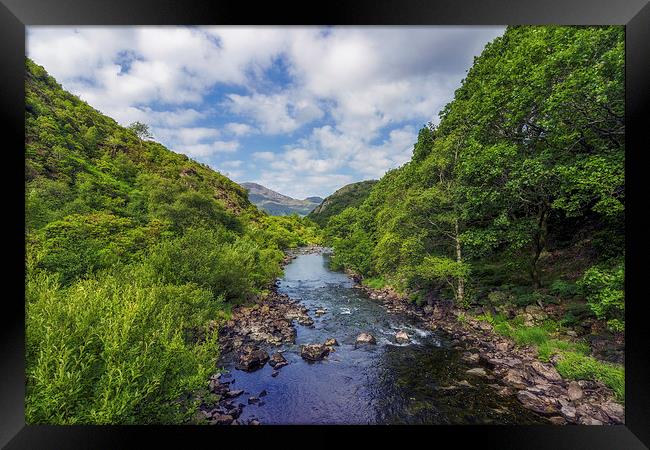 Valley of Tranquilty  Framed Print by Ian Mitchell